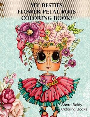 My Besties Flower Petal Pots Coloring Book