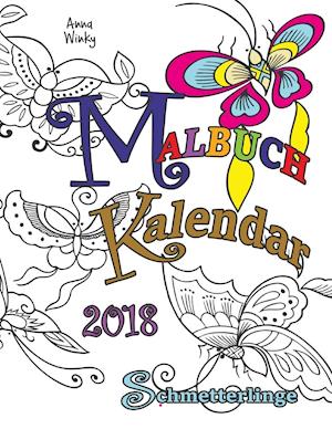 Malbuch Kalendar 2018 Schmetterlinge