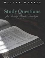 Study Questions for Daily Bible Readings 
