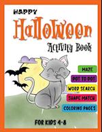 Happy Halloween Activity Book