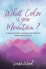 What Color Is Your Mountain?: A 7-Week Devotional to Discover Your Perspective Breakthrough With Art 