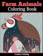 Farm Animals Coloring Book for Adults