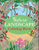 Nature Landscape Coloring Book