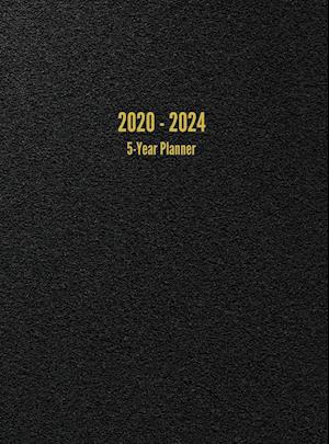 2020 - 2024 5-Year Planner: 60-Month Calendar (Black)