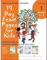 19 Day Feast Pages for Kids Volume 1 - Months 5 - 8