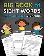 Big Book of Sight Words Practice Pages with Nouns