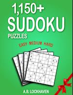 1,150+ Sudoku Puzzles: Easy, Medium, Hard 
