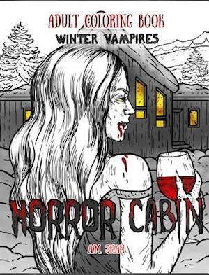 Adult Coloring Book Horror Cabin