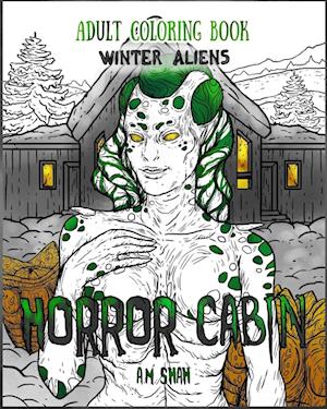 Adult Coloring Book Horror Cabin