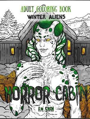 Adult Coloring Book Horror Cabin