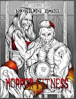 Adult Coloring Book Horror Fitness