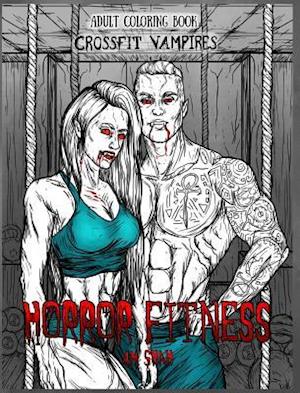 Adult Coloring Book Horror Fitness