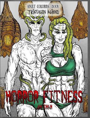 Adult Coloring Book Horror Fitness