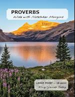 PROVERBS Wide with Notetaker Margins: LARGE PRINT - 18 point, King James Today 