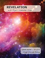 REVELATION with Right Notetaker Lines: LARGE PRINT - 18 point, King James Today 