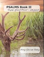 PSALMS Book II Super Giant Print - 28 point: King James Today 