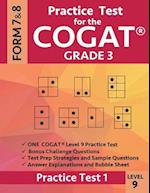 Practice Test for the Cogat Grade 3 Level 9 Form 7 and 8