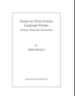 Essays on Three Iranian Language Groups