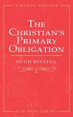 Christian's Primary Obligation