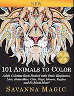 101 Animals To Color