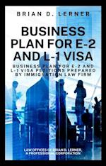 Attorney Drafted U. S. Sample Business Plan for E-2 and L-1 Visa 