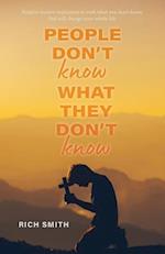 People Don't Know What They don't Know 