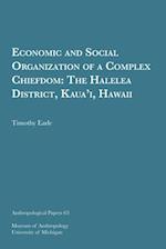 Economic and Social Organization of a Complex Chiefdom, Volume 63