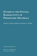 Studies in the Natural Radioactivity of Prehistoric Materials, 25