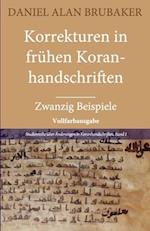 Korrekturen in frühen Koranhandschriften