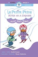 Petra va a esquiar