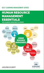 Human Resource Management Essentials You Always Wanted To Know 