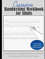 Cursive Handwriting Workbook for Adults