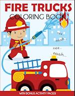 Fire Trucks Coloring Book