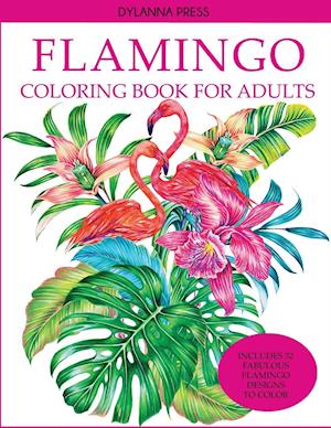 Flamingo Coloring Book for Adults