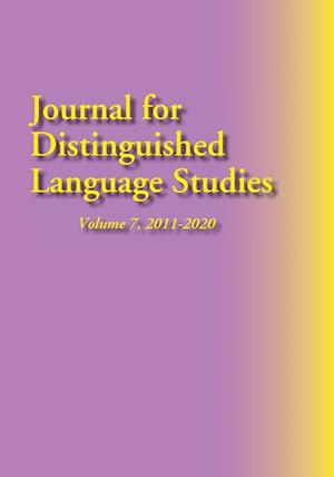 Journal for Distinguished Language Studies, Vol. 7, 2011-2020