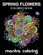Spring Flowers Coloring Book 