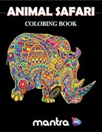Animal Safari Coloring Book: Coloring Book for Adults: Beautiful Designs for Stress Relief, Creativity, and Relaxation 