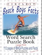 Circle It, Beach Boys Facts, Word Search, Puzzle Book 