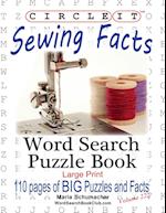 Circle It, Sewing Facts, Word Search, Puzzle Book 
