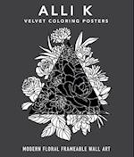 Modern Velvet Coloring Prints