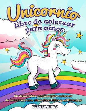 Unicornio libro de colorear para niños