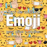 Libro de colorear Emoji para niños y adultos