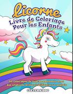 Licorne Livre de Coloriage Pour les Enfants
