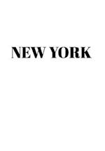 New York Hardcover Decorative Book for Decorating Shelves, Coffee Tables, Home Decor, Stylish World Fashion Cities Design 