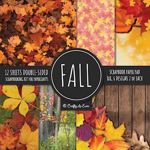 Fall Scrapbook Paper Pad 8x8 Scrapbooking Kit for Papercrafts, Cardmaking, Printmaking, DIY Crafts, Nature Themed, Designs, Borders, Backgrounds, Patterns