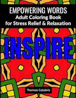 Empowering Words Adult Coloring Book