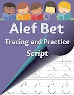 Alef Bet Tracing and Practice, Script
