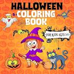 Halloween Coloring Book For Kids Ages 2-5