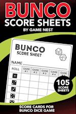 Bunco Score Sheets