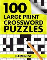 100 Large Print Crossword Puzzles
